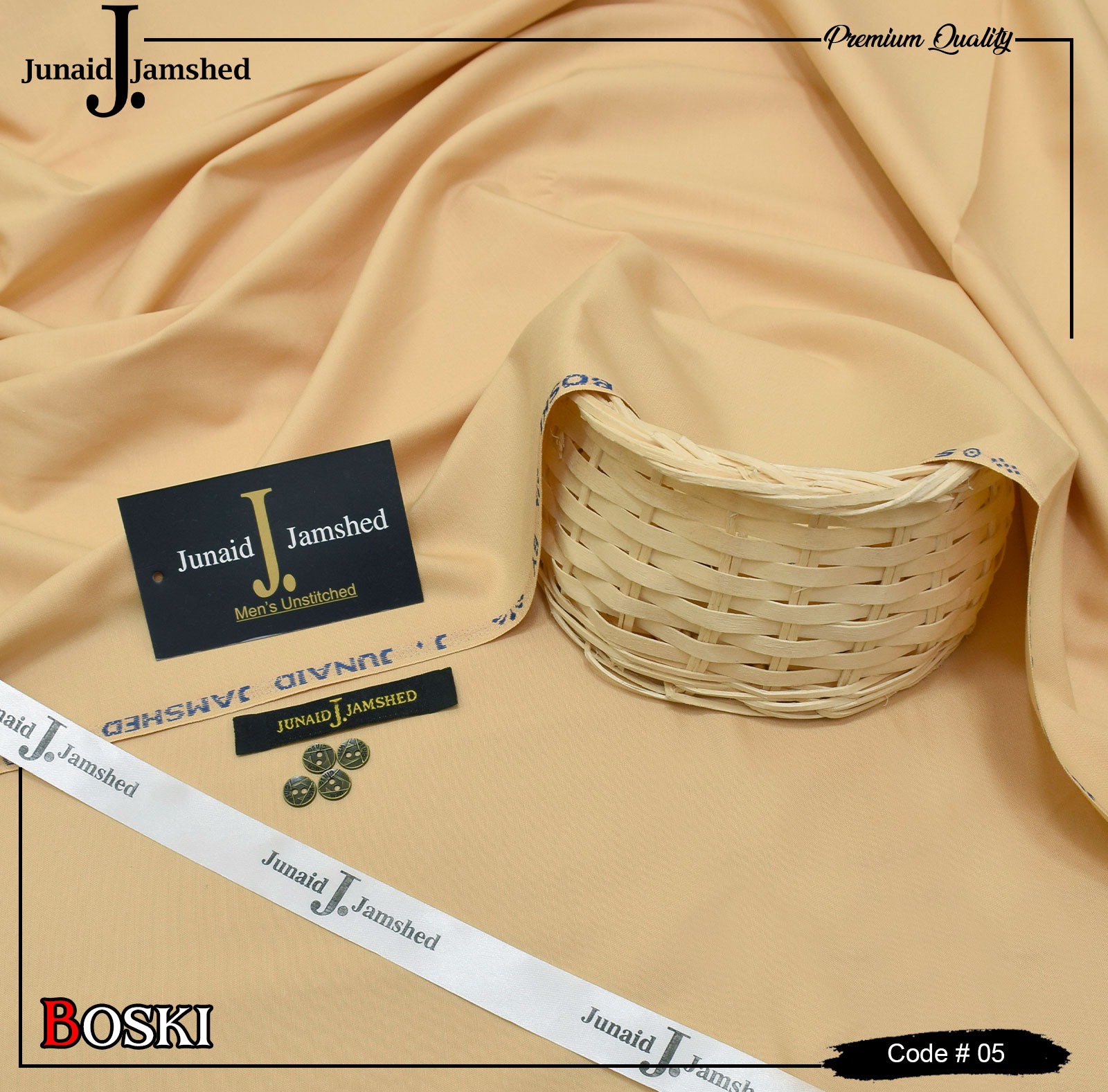 J. Junaid Jamshed wash and Wear Boski